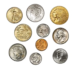 A collection of historical coins - what we buy