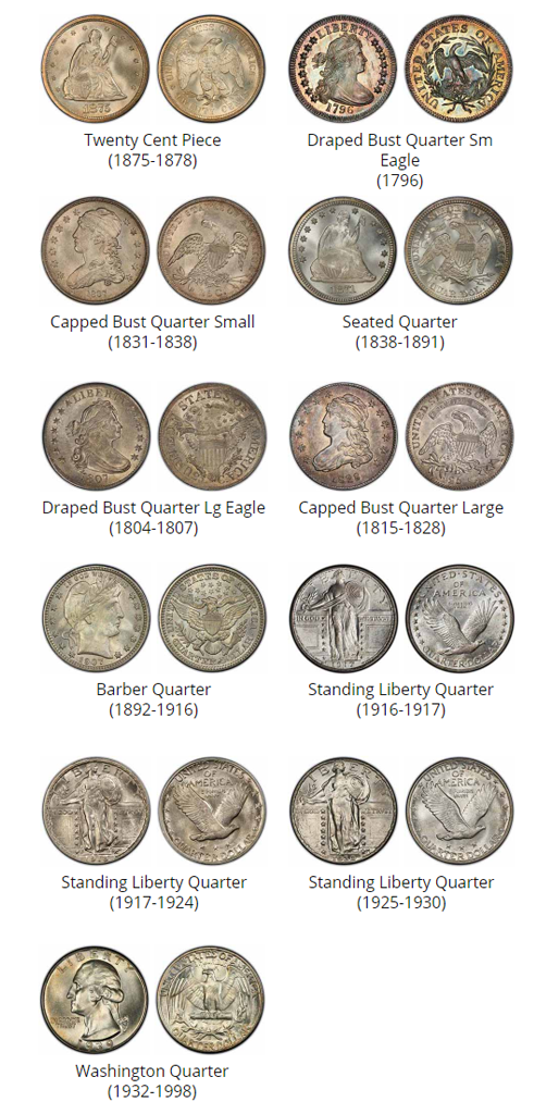 Examples of quarters - coin buyers near me